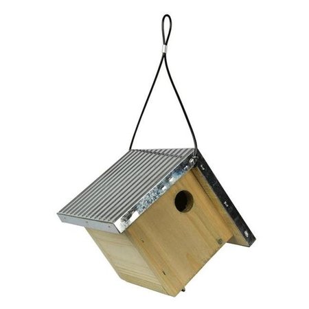 NATURES WAY BIRD PRODUCTS Natures Way Bird Products WWGH1 Galvanized Weathered Wren House - 8.25 x 7.25 x 7.25 in. WWGH1